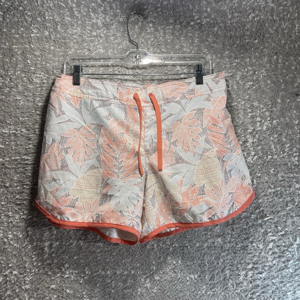 Columbia PFG Board Shorts Women's L Tropical Fish Beach Swim Hike Athleisure